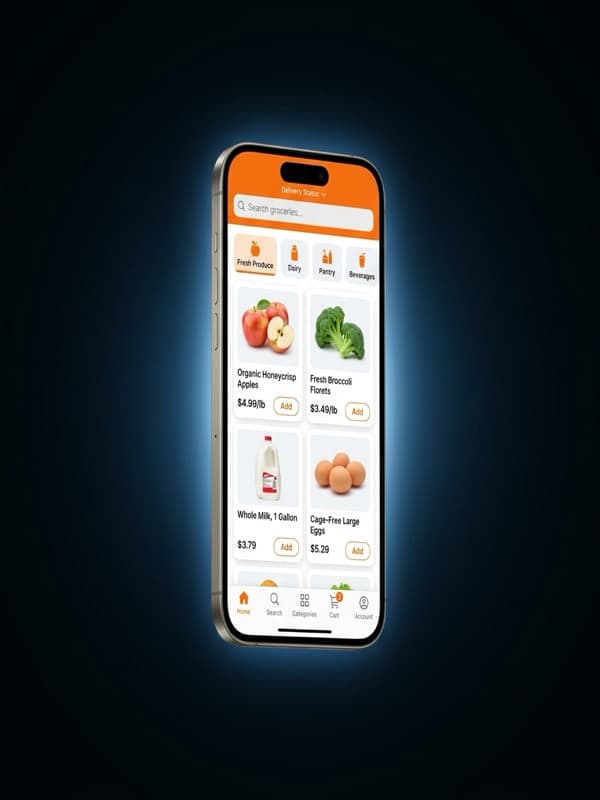 ShopMate — Mobile App project by TVDG Tech for RetailEdge Inc.